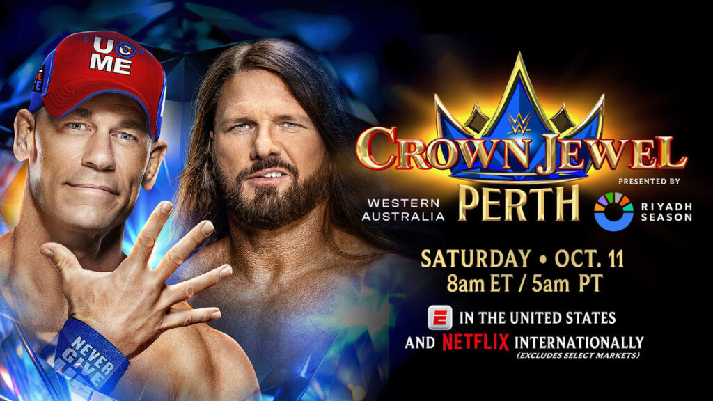 John Cena vs AJ Styles Crown Jewel 2025